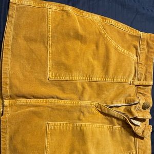 Yellow mustard skirt